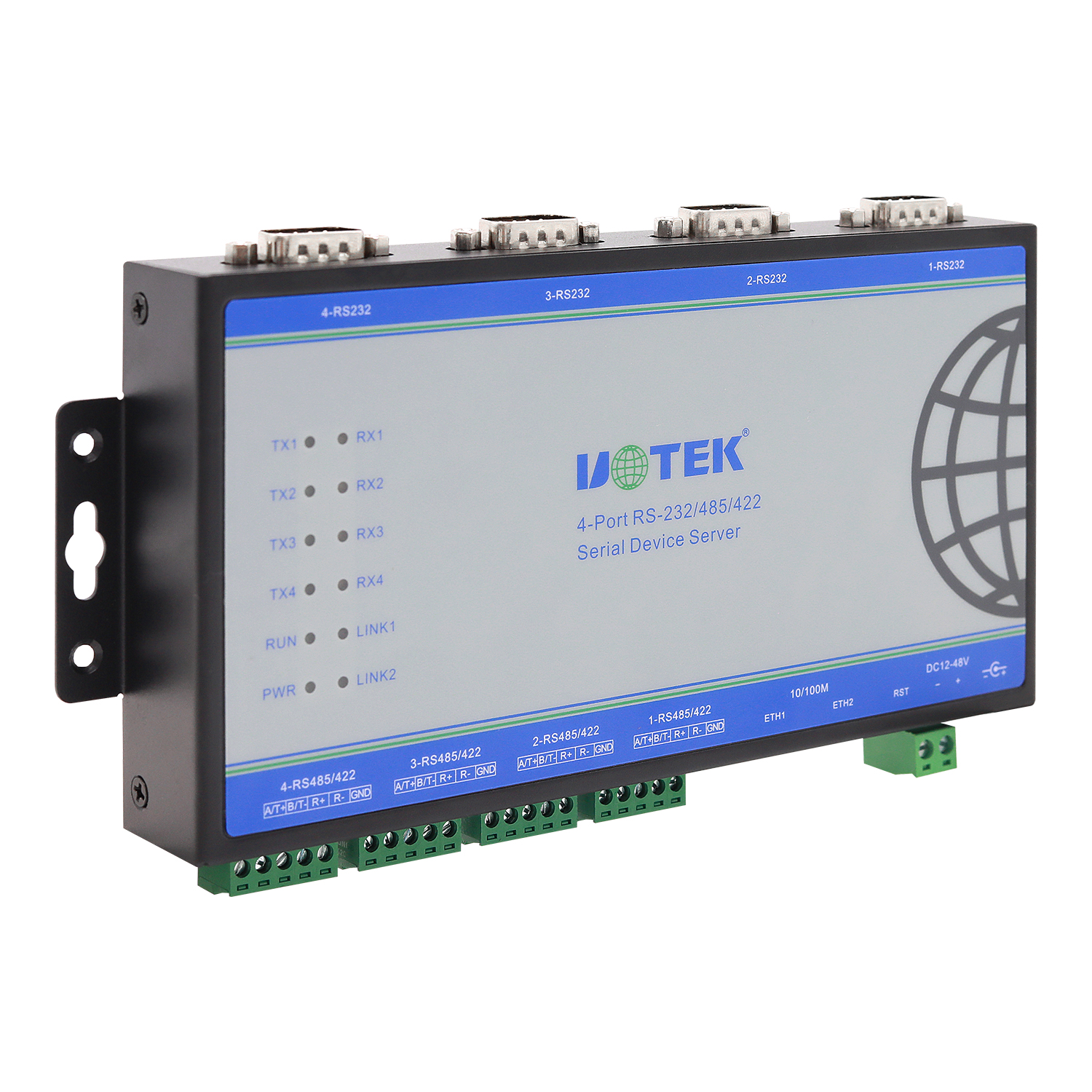 壁掛式4口串口服務(wù)器