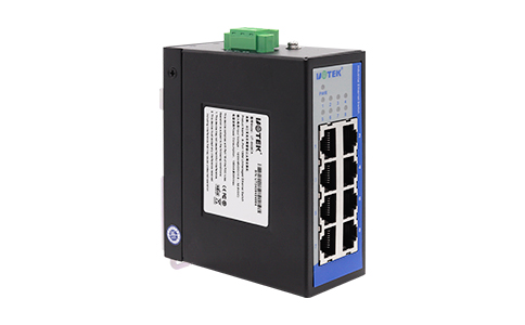 工業級網絡交換機_UT-6408CA 8口百兆非網管型以太網交換機
