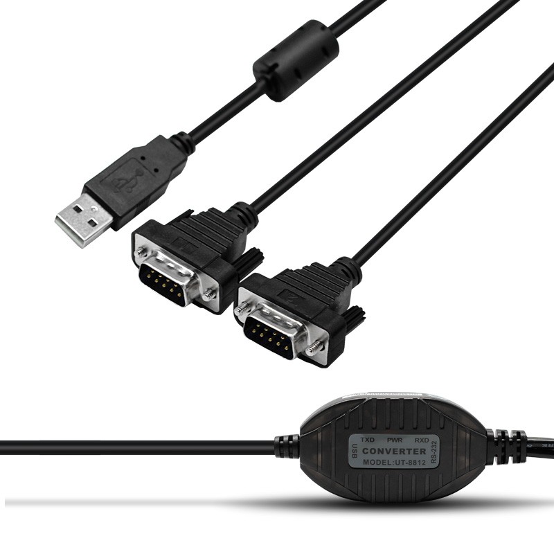 USB轉(zhuǎn)二口 RS-232轉(zhuǎn)換器